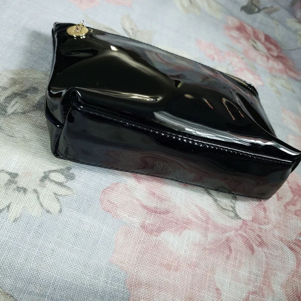YSL Yves Saint Laurent Black Beauty makeup bag Pouch Clutch Cosmetics Bag